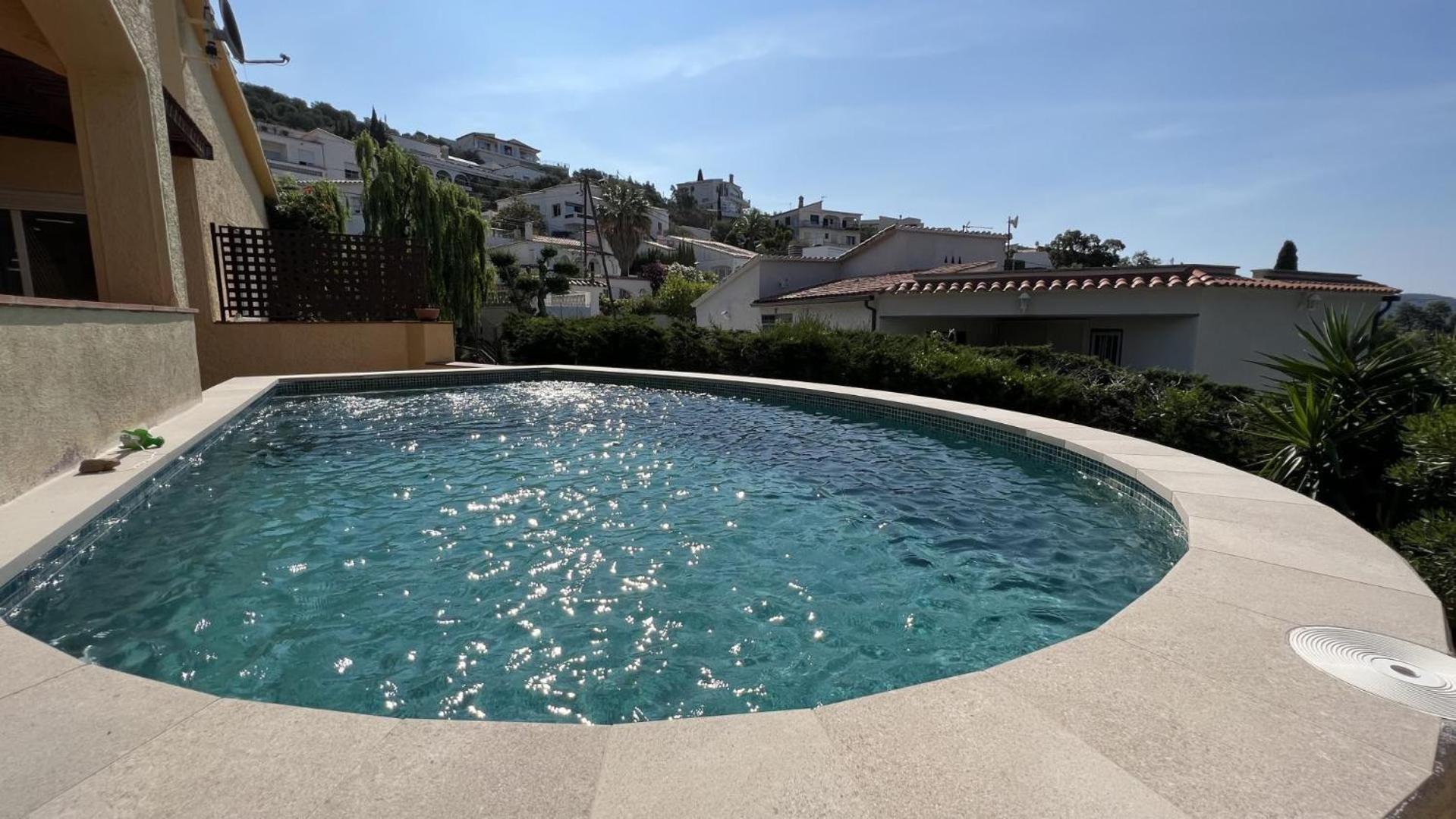 Preciosa Casa En Mas Fumats Con Piscina Y Bonitas Vistas Av-49 Selva de Mar Exterior foto