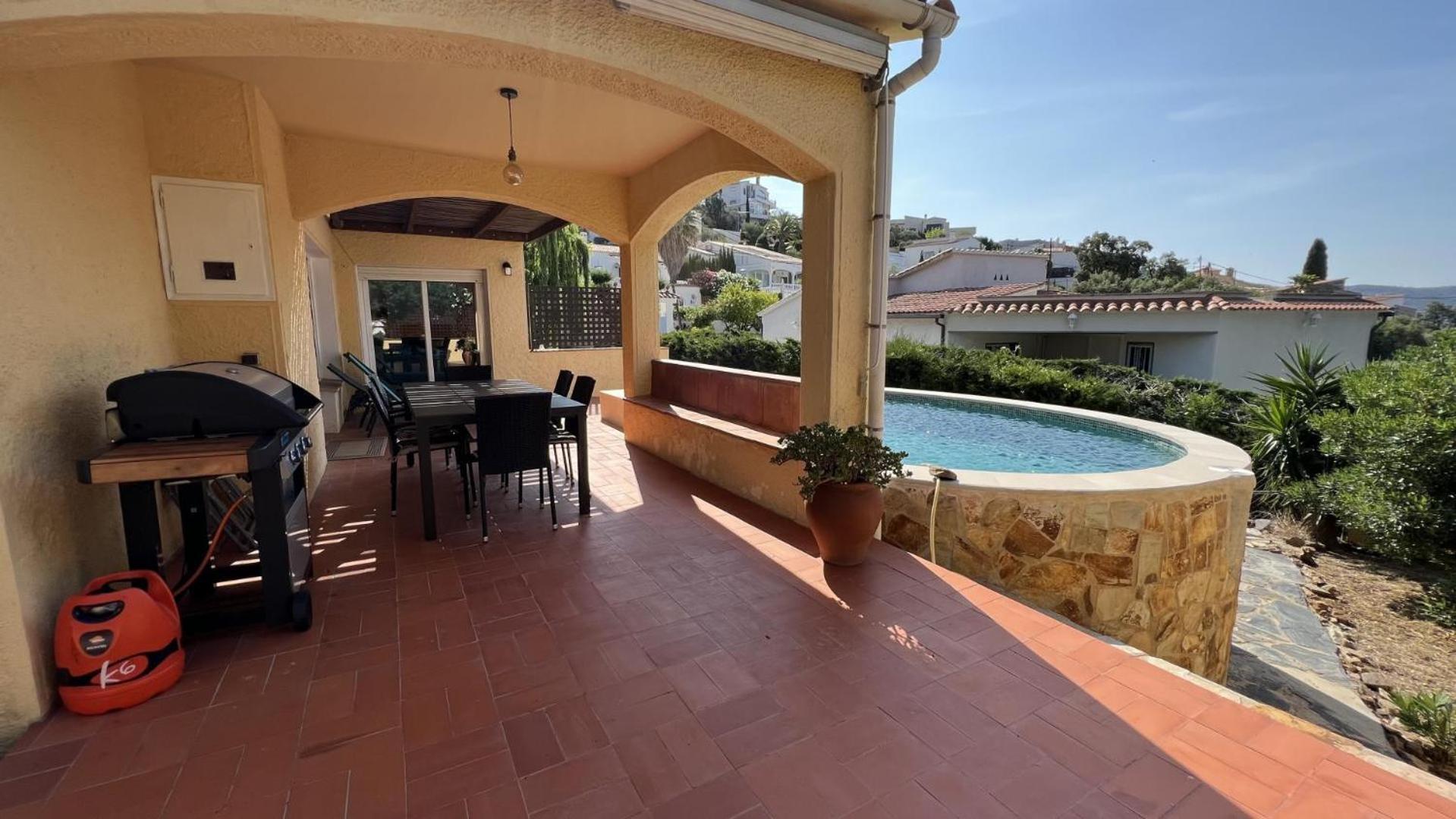 Preciosa Casa En Mas Fumats Con Piscina Y Bonitas Vistas Av-49 Selva de Mar Exterior foto