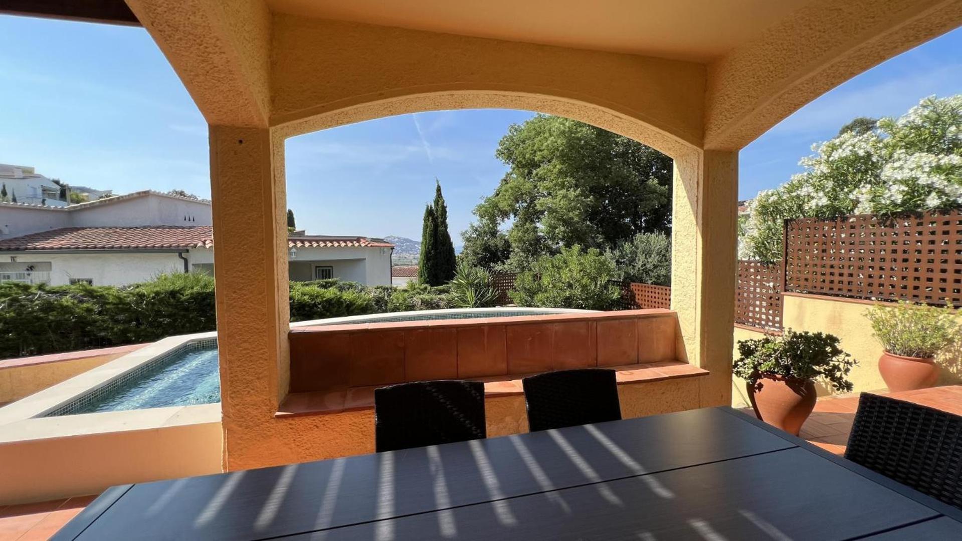 Preciosa Casa En Mas Fumats Con Piscina Y Bonitas Vistas Av-49 Selva de Mar Exterior foto